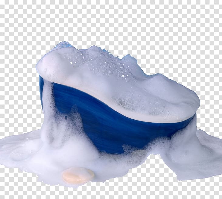 Cobalt blue Water Jaw Foam, harmful transparent background PNG clipart