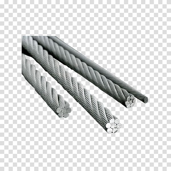 Wire rope Stainless steel, rope transparent background PNG clipart