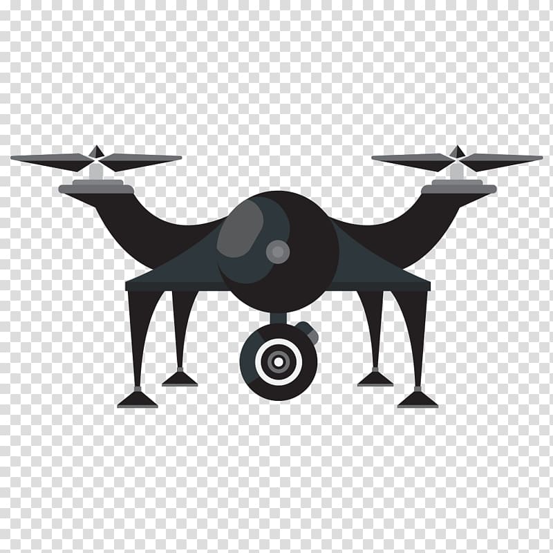 Aircraft Unmanned aerial vehicle Helicopter Aerial Unmanned combat aerial vehicle, UAV transparent background PNG clipart