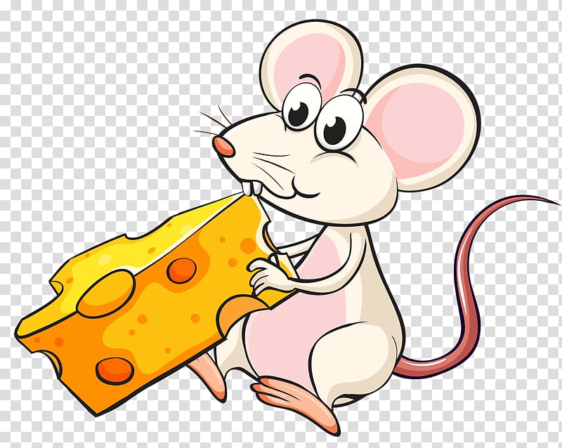 Mouse Cheese Eating , Cheese Mouse transparent background PNG clipart