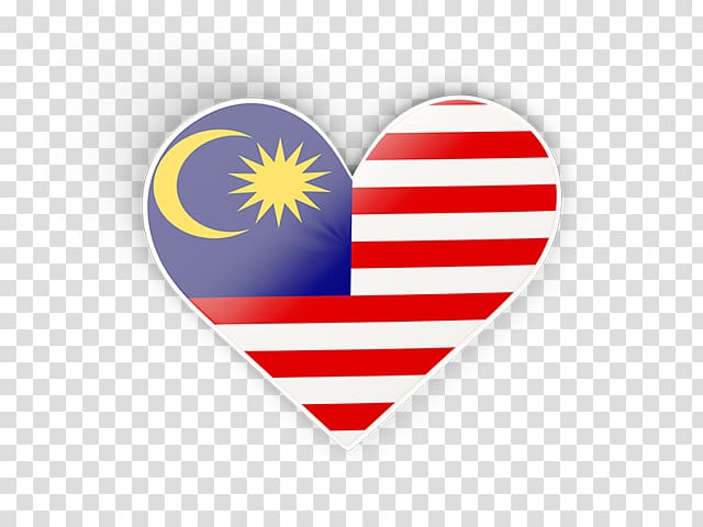 Flag of Malaysia Heart Flag of Turkey, heart transparent background PNG clipart