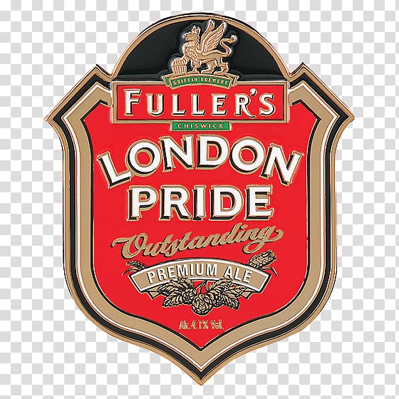 Fuller's Brewery Fuller's London Pride Beer Cask ale, beer transparent background PNG clipart