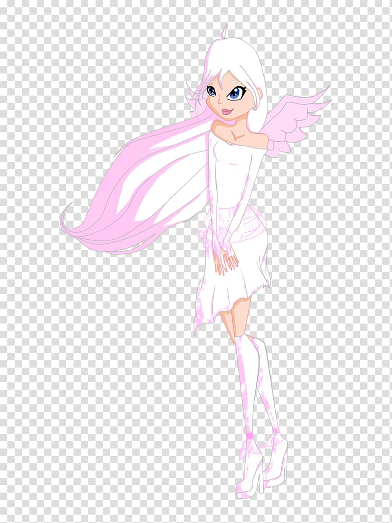 Fairy Illustration Pink M Anime Figurine, Fairy transparent background PNG clipart