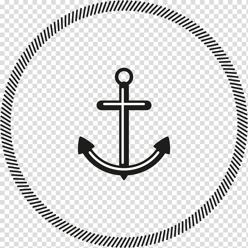 T-shirt Beer Top Crew neck Clothing, Simple ship anchor decorative pattern transparent background PNG clipart