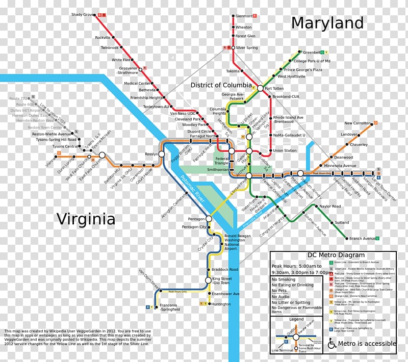 Washington, D.C. Washington Metropolitan Area Transit Authority Transit map, metro transparent background PNG clipart