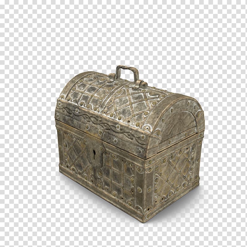 Buried treasure Middle Ages, Medieval Treasure Box transparent background PNG clipart