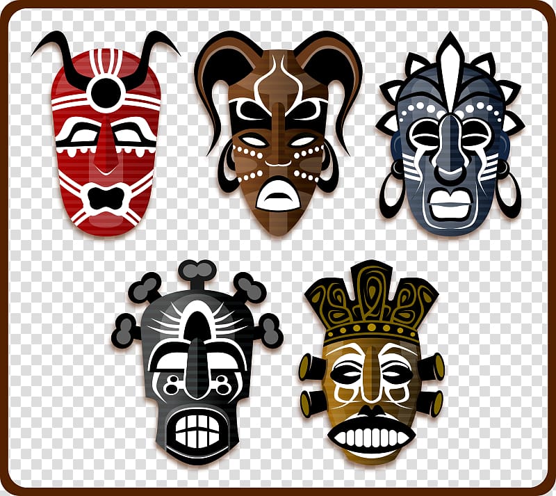 Traditional African masks .xchng , Tribal Leader transparent background PNG clipart