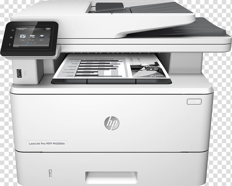 Hewlett-Packard HP LaserJet Multi-function printer Laser printing, scanner transparent background PNG clipart