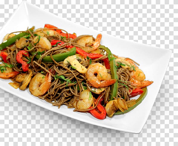 Chow mein Lo mein Singapore-style noodles Chinese noodles Yakisoba, stir fry transparent background PNG clipart
