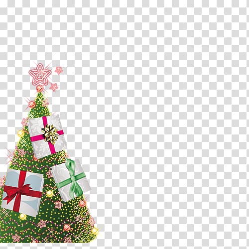 Christmas tree Gift Christmas ornament, Creative Christmas tree transparent background PNG clipart