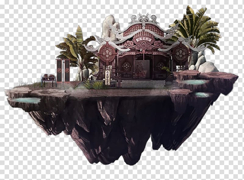 u5251u4fa0u60c5u7f18u5916u4f20uff1au6708u5f71u4f20u8bf4 Architecture Building, Brown Chinese wind island architectural decoration pattern transparent background PNG clipart