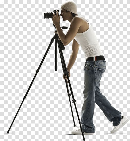 man holding DSLR camera, grapher Videography, grapher transparent background PNG clipart