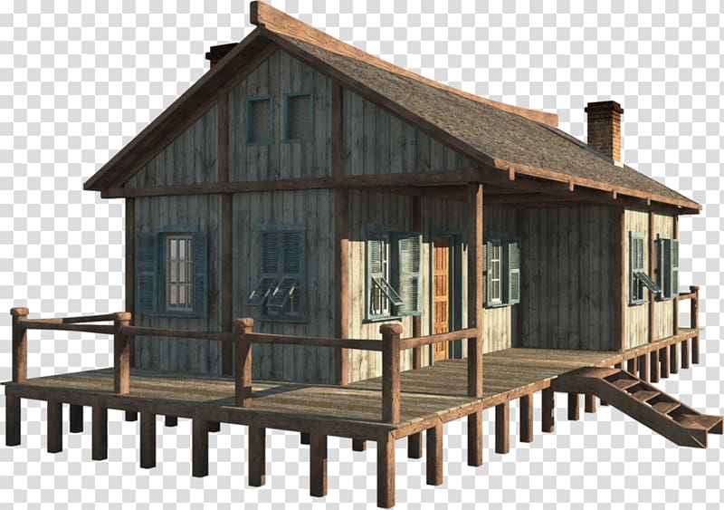 Hut Cottage House Roof Log cabin, house transparent background PNG clipart