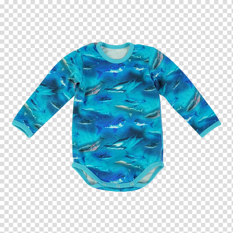 Turquoise T-shirt Aqua Electric blue, BABY SHARK transparent background PNG clipart