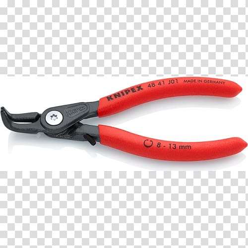 Diagonal pliers Hand tool Retaining ring Knipex, Pliers transparent background PNG clipart