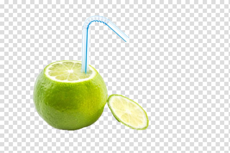Persian lime Juice Key lime Lemon, Fresh lemon transparent background PNG clipart