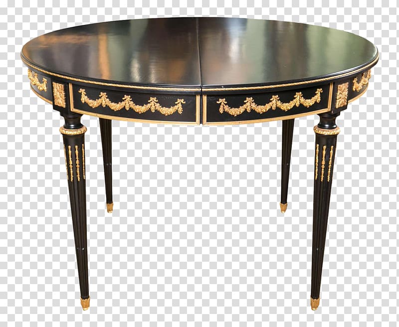Bedside Tables Louis XVI style Dining room Matbord, table transparent background PNG clipart
