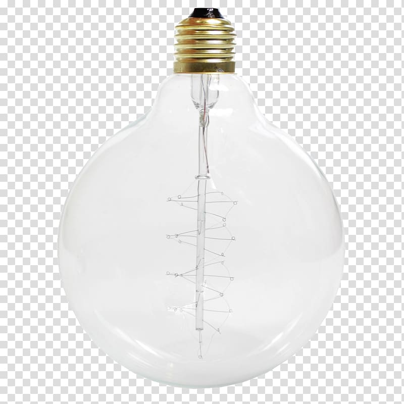 Globe Bulb Incandescent light bulb Glass Light fixture Edison screw, glass transparent background PNG clipart
