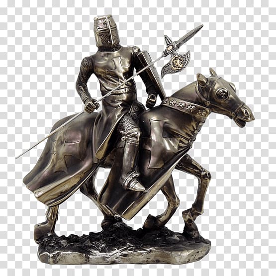 Equestrian statue Horse Middle Ages Knight, horse transparent background PNG clipart