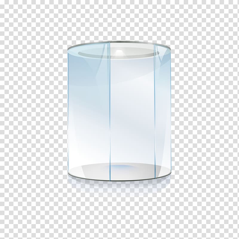 Transparency and translucency Cylinder Glass, model transparent background PNG clipart