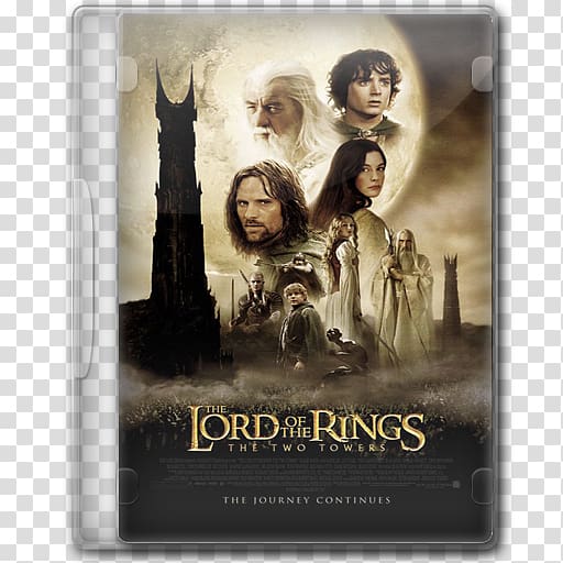 The Two Towers Meriadoc Brandybuck The Lord of the Rings Film poster, lord of the rings transparent background PNG clipart