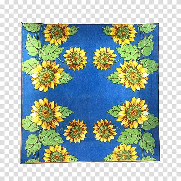 sunflower m Symmetry Floral design Pattern, blue sunflowers transparent background PNG clipart