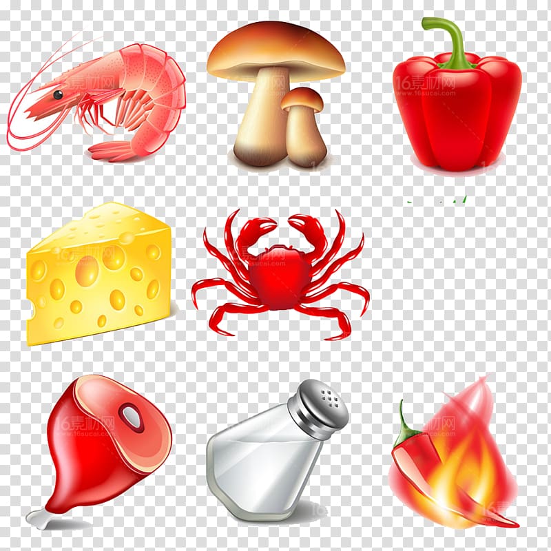 Crab Cartoon Food Illustration, Kitchen transparent background PNG clipart