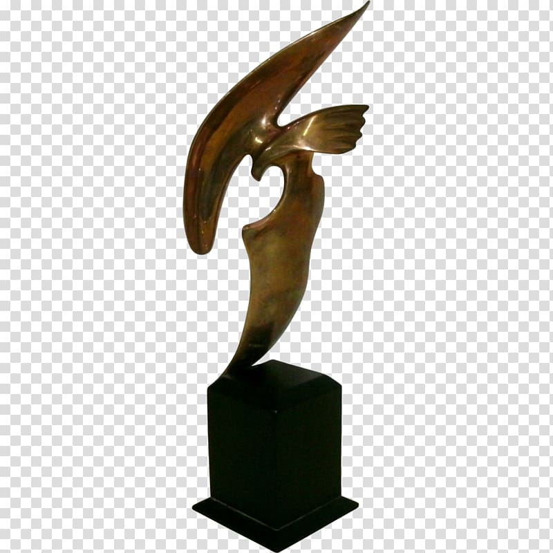 Bronze sculpture Modern sculpture Marble sculpture Statue, falcon transparent background PNG clipart
