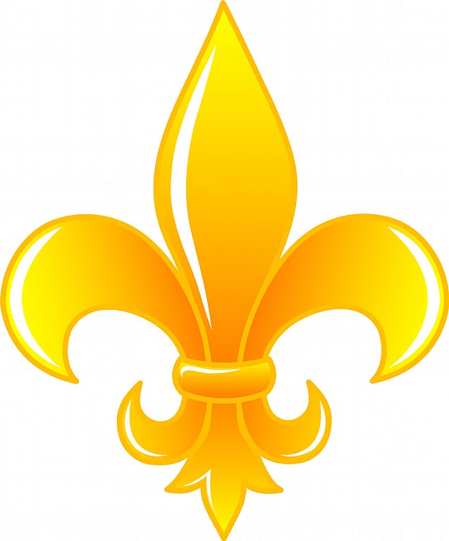Fleur-de-lis Free content New Orleans Saints , Fleur De Lis transparent background PNG clipart