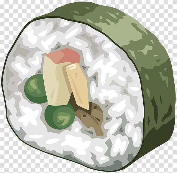 Sushi Onigiri Japanese Cuisine Korean cuisine Fast food, sushi transparent background PNG clipart