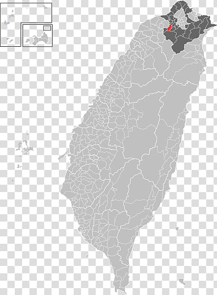 Sanzhi District Luzhou District Shulin District Pinglin District Sanchong District, map transparent background PNG clipart