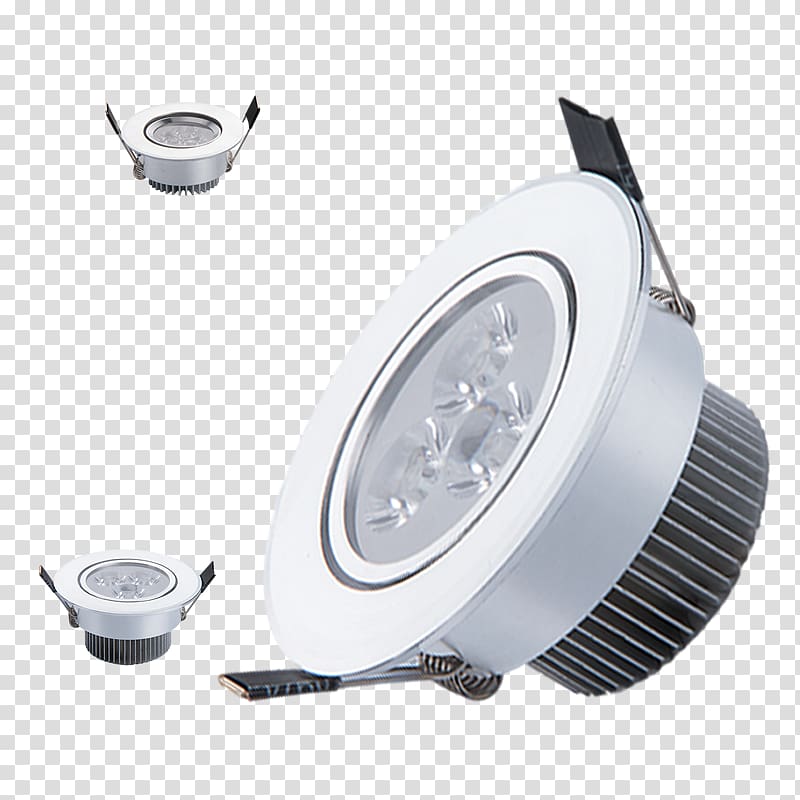 Recessed light Incandescent light bulb, White projection lamp transparent background PNG clipart