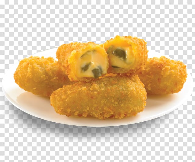 Chicken nugget Church's Chicken Croquette Rissole Korokke, fried cheese transparent background PNG clipart