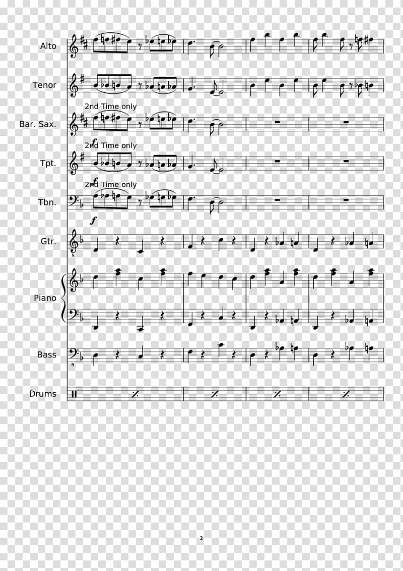 Sheet Music Mos Eisley Cantina Figrin D'an and the Modal Nodes Saxophone, sheet music transparent background PNG clipart