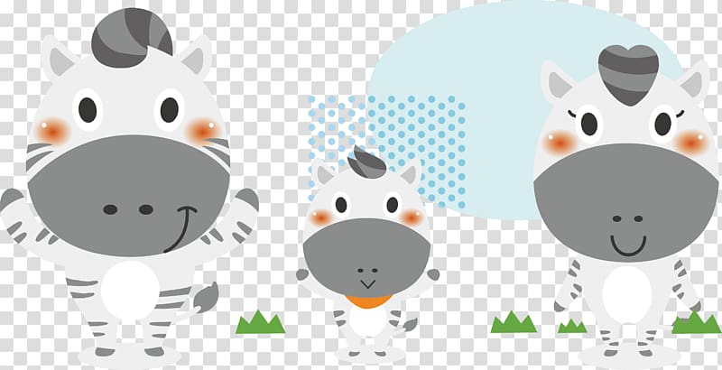 Cartoon , Zebra family transparent background PNG clipart