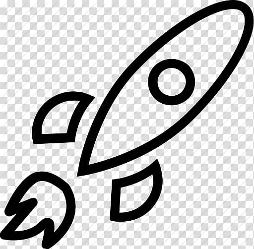 Computer Icons Rocket Business , Rocket Ship Outline transparent background PNG clipart