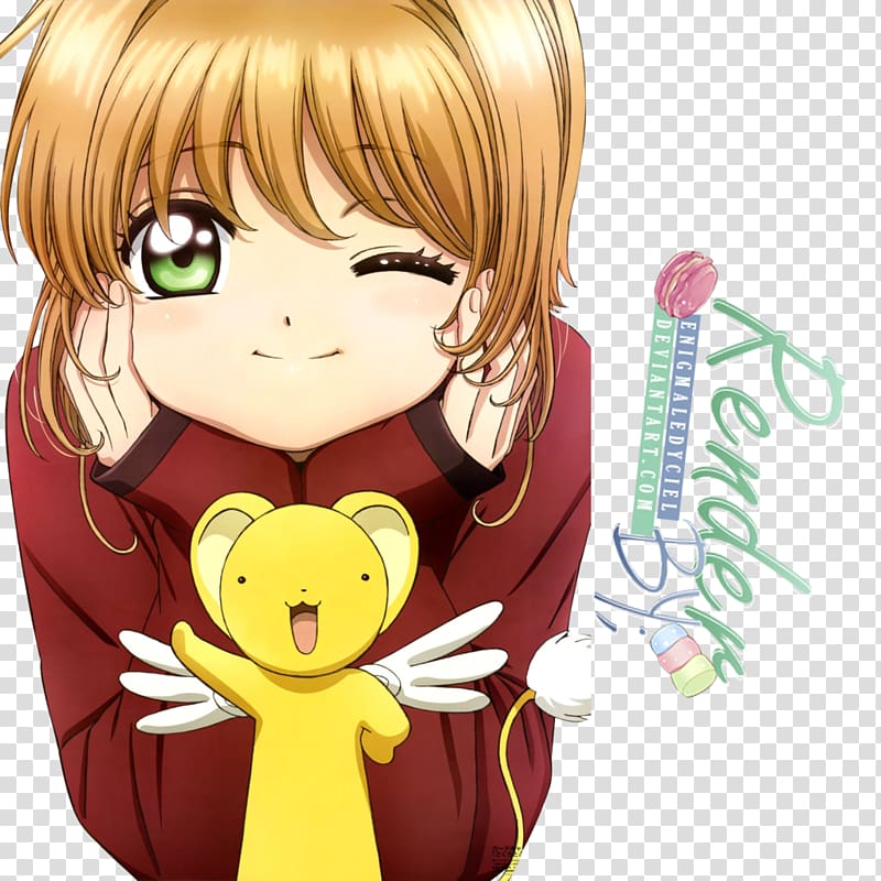 Sakura Kinomoto Cardcaptor Sakura: Clear Card Cerberus Tomoyo Daidouji, Anime transparent background PNG clipart