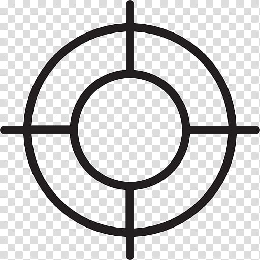 Computer Icons Bullseye Target Corporation, cross hair transparent background PNG clipart