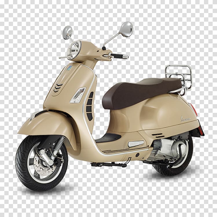 Piaggio Vespa GTS 300 Super Scooter Motorcycle, scooter transparent background PNG clipart