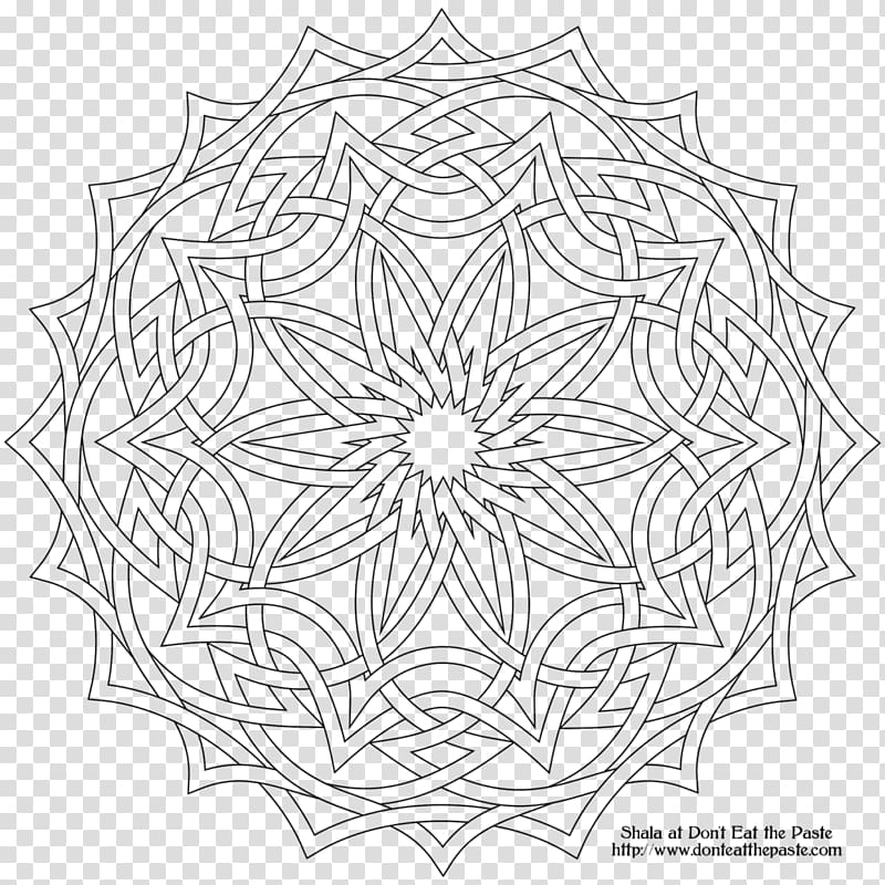 Henna Coloring Book Mandala Page Adult, book transparent background PNG clipart