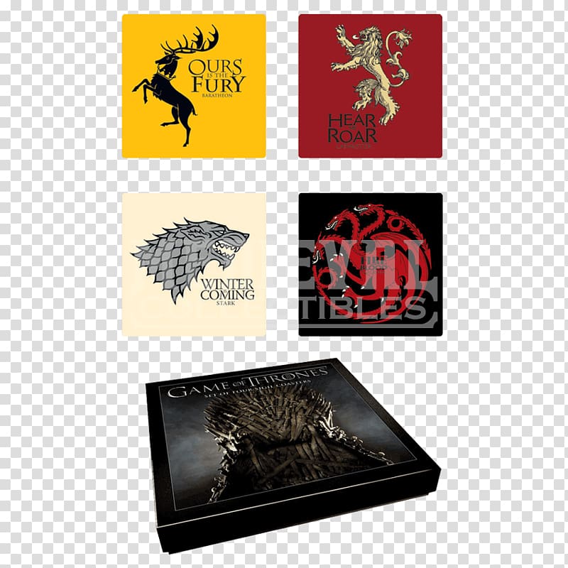 House Stark Game of Thrones, Season 2 Mug HBO Winter Is Coming, House baratheon transparent background PNG clipart
