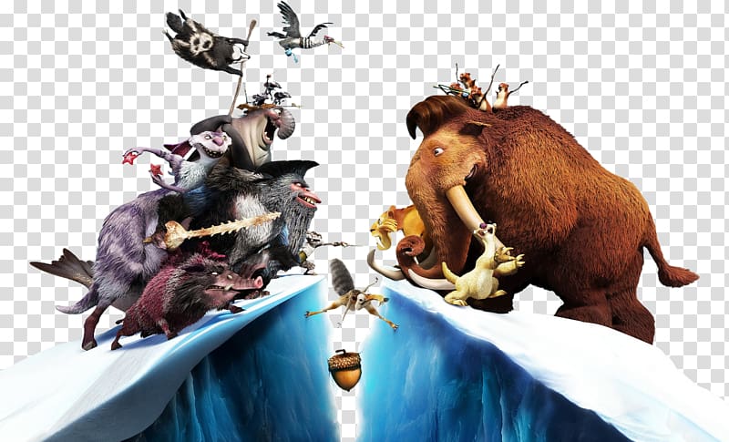 Manfred Sid Continental drift Ice Age Film, ice age transparent background PNG clipart