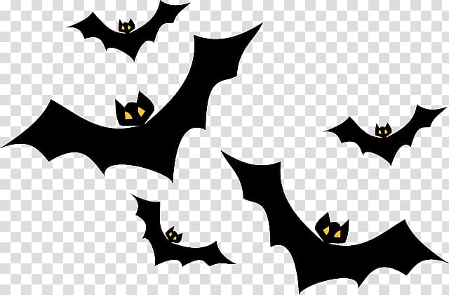 several black bat illustration, Bat transparent background PNG clipart