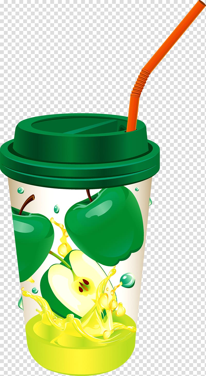 Apple juice Coffee cup Drink Packaging and labeling, Drink transparent background PNG clipart