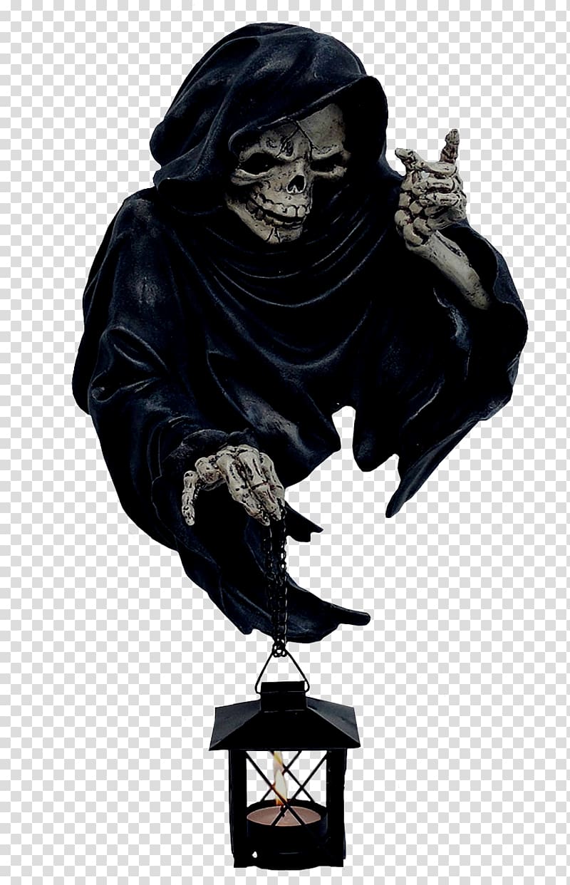 grim reaper holding lantern lamp , Death, Death skull material free to pull transparent background PNG clipart