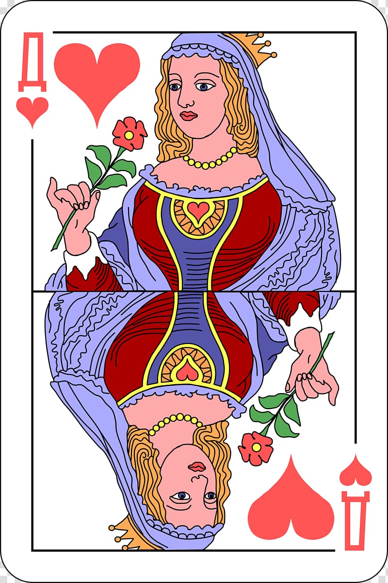 Playing card Queen regnant Public domain Ace of hearts, playing card transparent background PNG clipart