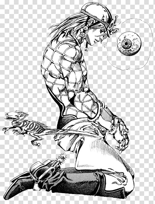 Dio Brando Jotaro Kujo Steel Ball Run JoJo's Bizarre Adventure JoJolion, manga transparent background PNG clipart