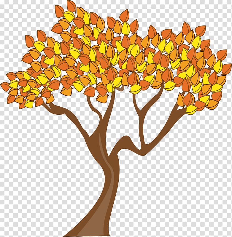 Tree Autumn leaf color , Free Thanksgiving Art transparent background PNG clipart
