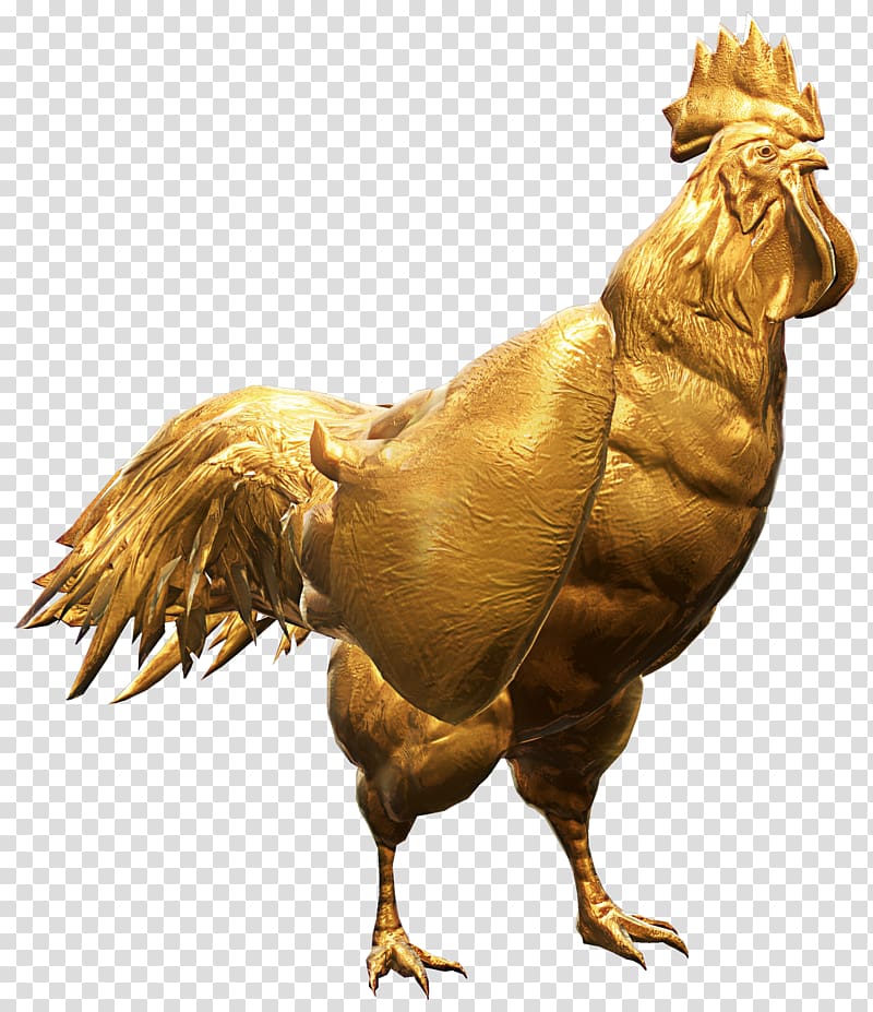 Rooster Silkie Alliance of Valiant Arms Golden, 简约banner transparent background PNG clipart