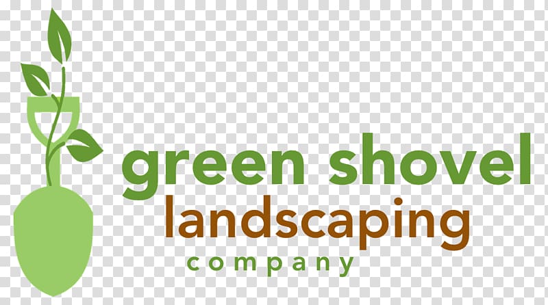 Sustainable landscaping Logo Shovel, design transparent background PNG clipart